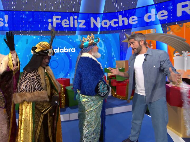 Los Reyes Magos Visitan El Plat De Pasapalabra Dejan Un Mensaje Para