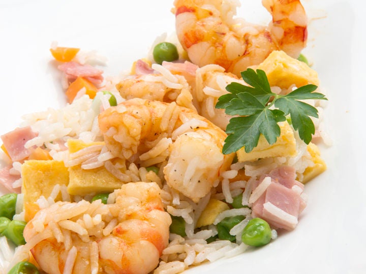 Arroz frito tres delicias