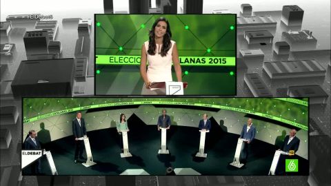 Debate entre los candidatos a las elecciones catalanas