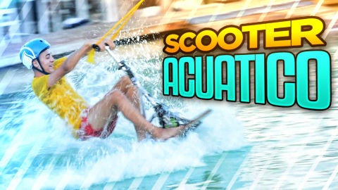 Creado un scooter acuático!! (wakeboad extremo con la squad)