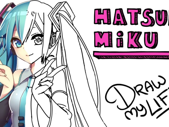 Tik tak Draw - HATSUNE MIKU | Draw My Life
