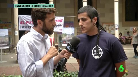 (25-09-17)¿Qué sienten los universitarios catalanes sobre la independencia?: "Es una oportunidad para resolver cosas que la crisis ha hecho que se vayan a la mierda"