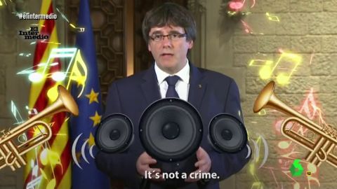 (30-10-17) "It's not a crime": el mensaje musical de Carles Puigdemont para conquistar el corazón de los europeos
