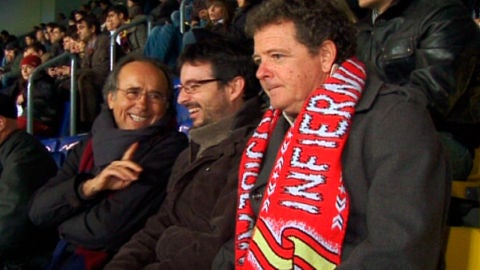 Barça - Atleti con Serrat y Juan Luis Cano
