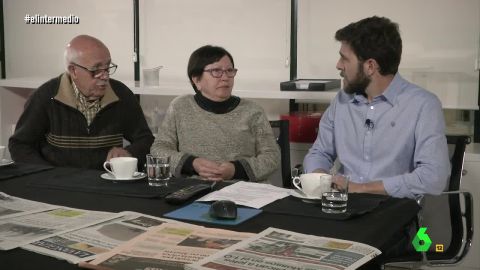 (14-03-18) La reacción de Pepa y Ramón ante las palabras de Rajoy sobre pensiones