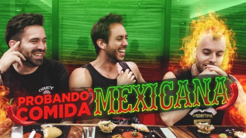 Probando comida Mexicana