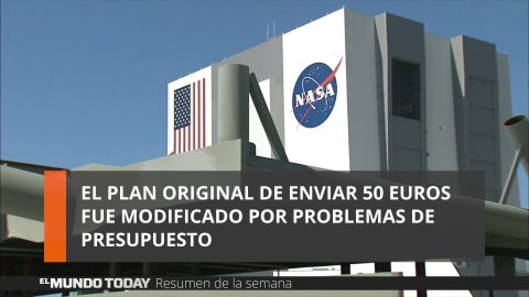 La NASA pone en órbita 20 euros para atraer a alienígenas