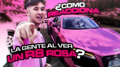 ¿Cómo reacciona la gente al ver un R8 rosa? | Theshootercoc