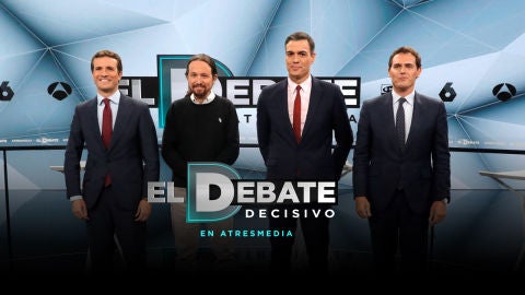 El debate decisivo de Atresmedia marca el final de la campaña electoral