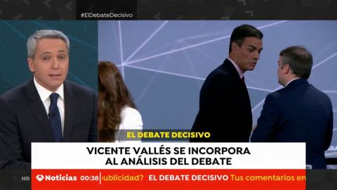 Vicente Vallés valora 'El Debate Decisivo': "Ha sido un debate con momentos de intensidad"