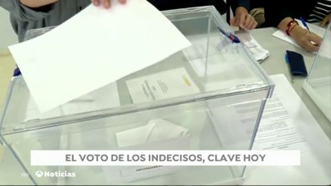 Muchos indecisos marcan la jornada de las elecciones generales 