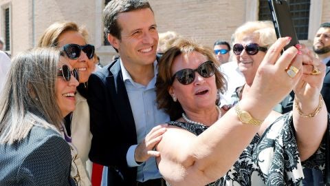 Pablo Casado: "Solo votando al PP podremos ser contrapeso y recuperar el rumbo europeo y de España"