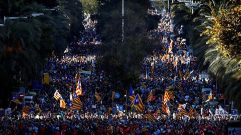 Especial LaSexta Noticias: Hasta 350.000 personas se manifiestan en Barcelona contra sentencia del procés