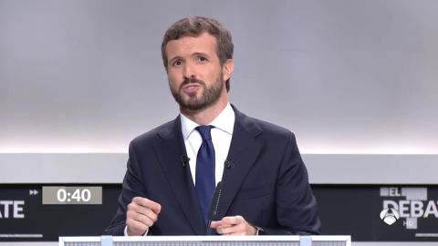 El 'Minuto de oro' de Pablo Casado: "Sólo el PP puede ganar al PSOE y formar un Gobierno de cambio"