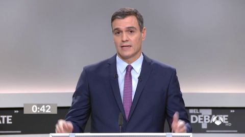 Sánchez en el 'minuto de oro': "Vamos a votar porque no era cierto lo que decía la derecha de un pacto con los independentistas"