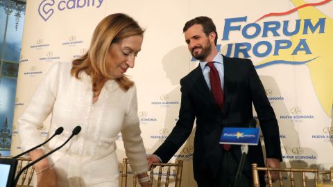 Pablo Casado anuncia que Ana Pastor será ministra si el PP gana las elecciones generales de 2019