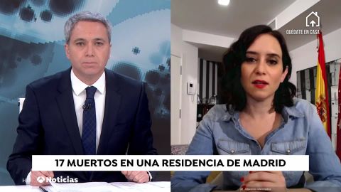 (17-03-20) Isabel Díaz Ayuso, sobre la residencia donde han muerto 17 ancianos: "hemos mandado médicos a cuidar de los residentes"