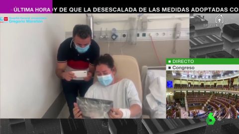 El Gregorio Marañón hace posible un 'piel con piel' virtual para madres con coronavirus y sus recién nacidos