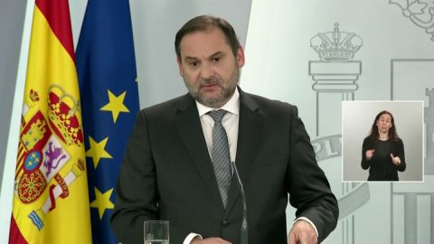 El Ministro de Transportes, José Luis Ábalos: "el único patriotismo que existe es arrimar el hombro" frente al coronavirus