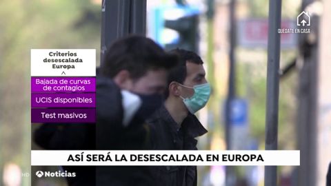 Las recomendaciones de la UE a los países para salir del desconfinamiento por coronavirus