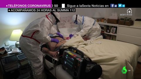 Así el duro trabajo al que se enfrentan los sanitarios del Summa durante la crisis del coronavirus en Madrid