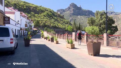 Así viven el primer día sin franjas horarias durante la desescalada por coronavirus en el municipio de Tejeda, en Gran Canaria