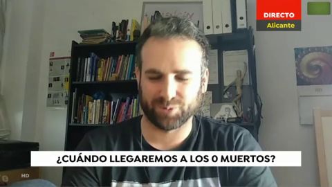 Santiago García Cremades, matemático que hace predicciones sobre el coronavirus: "Estaríamos en cero muertes en una semana"