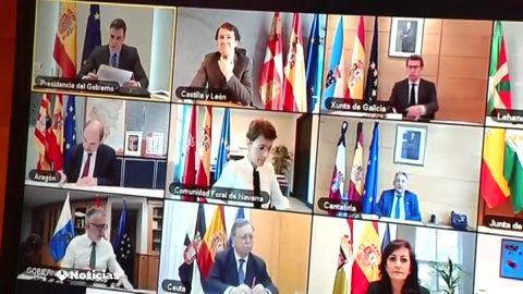 Tensa reunión entre Pedro Sánchez y las comunidades autónomas que piden que se fije ya el Fondo de Reestructuración