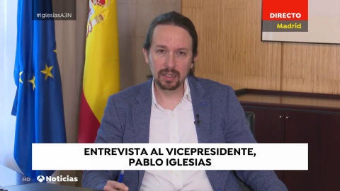 Pablo Iglesias: "El Gobierno ha hecho cosas mal en la gestión del coronavirus porque somos humanos, pero también hemos hecho muchas cosas bien"