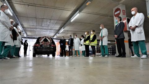 La funeraria Mémora cierra su depósito temporal de Barcelona tras 53 días desplegado por el coronavirus