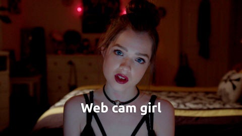 Web cam girl