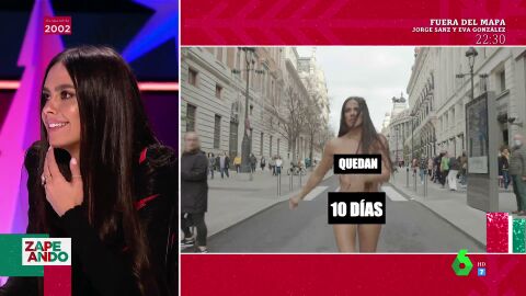El mensaje de Cristina Pedroche de su vídeo desnuda en pleno Madrid