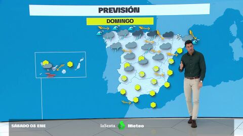 (08-01-22) Fuerte oleaje en Galicia y temperaturas de 8 grados bajo cero