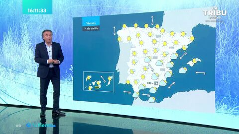 (13-01-22) Temperaturas en descenso y viento fuerte en el Estrecho y en Galicia