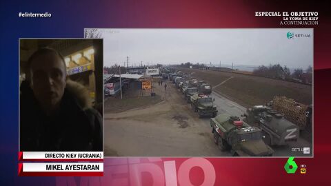(01-03-22) Mikel Ayestaran, refugiado en una estación de tren ante un posible ataque a Kiev: "Dicen que van a atacar objetivos de la seguridad"