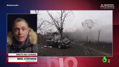 (23-03-22) Mikel Ayestaran relata su "macabra rutina" en Kiev: "Hay tanta destrucción que cada vez pones el umbral más alto"