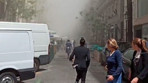 (06-05-22) Al menos 17 heridos en una fuerte explosión en un edificio en pleno barrio de Salamanca