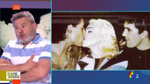 Miki Nadal vuelve a imitar a Pedro Almodóvar para desvelar los 'líos' de Madonna en España: "Le comió la boca a Manuel Bandera"
