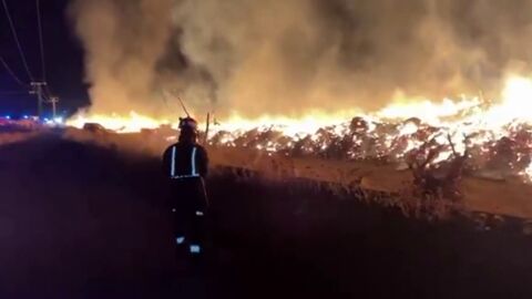 (22-07-22) Declarado un incendio en Guadalix de la Sierra (Madrid) que afecta a unos 8.000 metros cuadrados