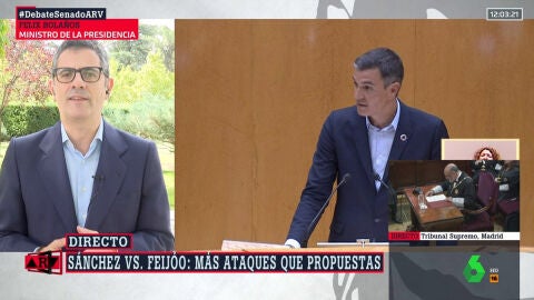 (07-09-22) Bolaños ve "entrañable" que el PP se queje de insultos y cree que Sánchez "puso a Feijóo en el espejo"