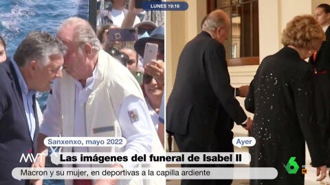 (19-09-22) El análisis de una experta a la entrada de Juan Carlos I en el funeral de Isabel II: ¿ha empeorado su estado?