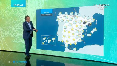 (22-09-22) Posibles lluvias y tormentas en la Comunidad Valenciana y Baleares