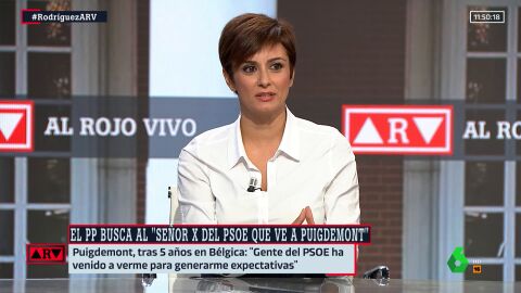 (02-11-22) La ministra Isabel Rodríguez niega reuniones del PSOE con Puigdemont: "No me merece ninguna credibilidad"