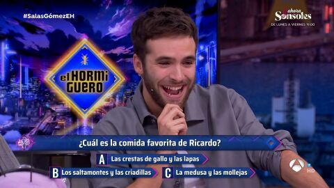 ¡Escalofriante! Ricardo Gómez revela cuál es su comida favorita en ‘El Hormiguero’: “¿Eso se come?” 