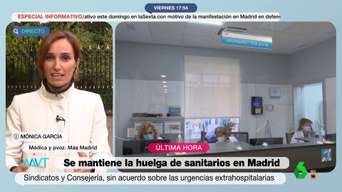 (11-11-22) Mónica García critica que Ayuso ha puesto la sanidad madrileña "patas arriba" y pide dimisiones