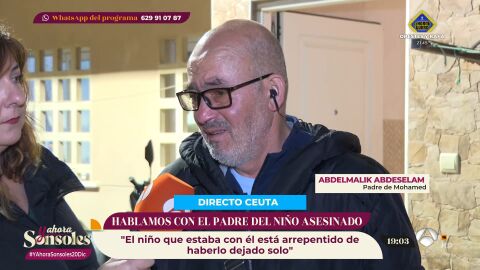 Adbelmalik, padre del niño fallecido en Ceuta: "No me creo nada hasta que no detengan al culpable"