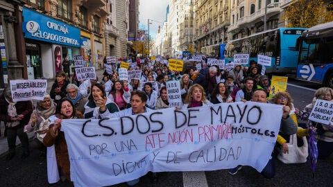 (11-01-23) Los Médicos de Familia y Pediatras de Madrid mantienen la huelga tras no alcanzar un acuerdo con la Consejería