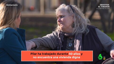 (17-01-23) Las lágrimas de Pilar, que cobra una pensión de 480€ y paga 370€ por una habitación: "Quiero vivir dignamente"