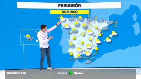(25-02-23) Este sábado, tiempo invernal y desapacible en la Península y Baleares
