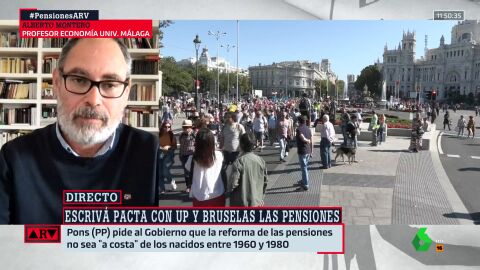 (10-03-23) El economista Alberto Montero desvela la clave por la que Bruselas ha aceptado la reforma de las pensiones